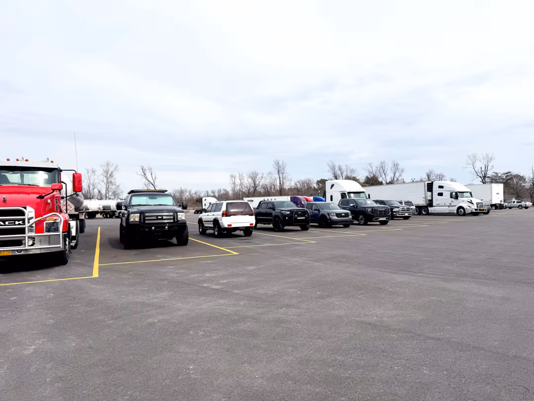 Commercial fleet parking at Prime Parking NWA